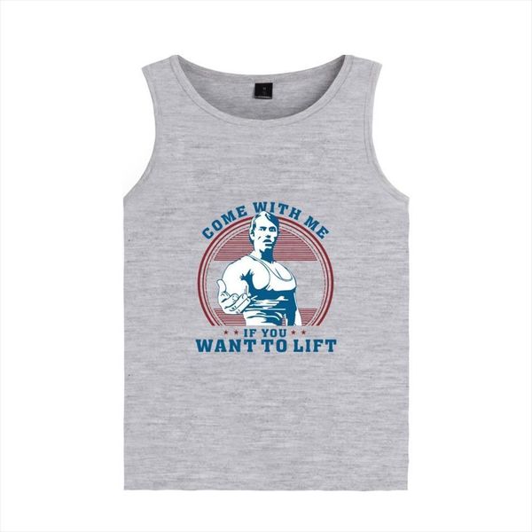 come with me if you want to lift tank fashion men women casual body building clothing, White;black
come with me if you want to lift tank fashion men women casual body building clothing, White;black