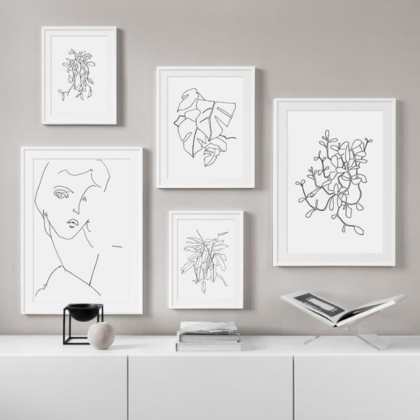 paintings hand drawn line art plants girl wall canvas painting nordic posters and prints pictures for living room bed decor
paintings hand drawn line art plants girl wall canvas painting nordic posters and prints pictures for living room bed decor