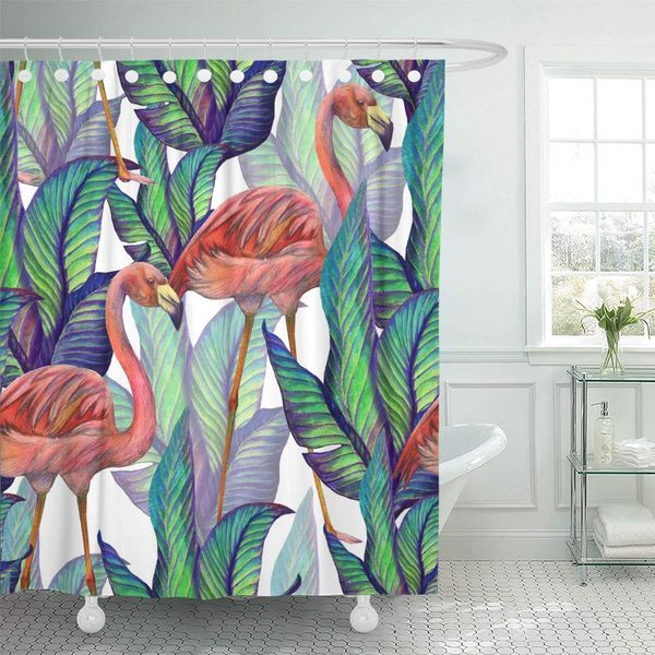 shower curtain colorful jungle tropical leaves and pink flamingos watercolor green shower curtains sets with 12 hooks 72 x 78
shower curtain colorful jungle tropical leaves and pink flamingos watercolor green shower curtains sets with 12 hooks 72 x 78
