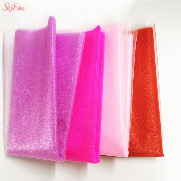 0.48*5m wedding decoration gauze organza crystal yarn tulle roll party supplies white pink purple blue 6z decorative flowers & wreaths
0.48*5m wedding decoration gauze organza crystal yarn tulle roll party supplies white pink purple blue 6z decorative flowers & wreaths