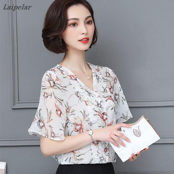 women's blouses & shirts women short sleeve shirt flower print ladies office female summer fashion loose chiffon blouse clothing blusa, White
women's blouses & shirts women short sleeve shirt flower print ladies office female summer fashion loose chiffon blouse clothing blusa, White