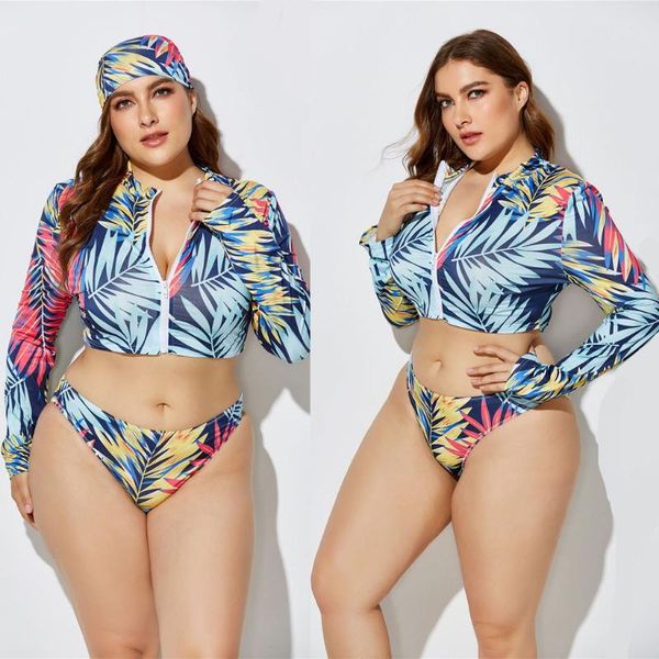 undefined bathing suits 2021 women's high waist print split long sleeve beach three-piece set suit swimwear women swimsuits, White;black
undefined bathing suits 2021 women's high waist print split long sleeve beach three-piece set suit swimwear women swimsuits, White;black