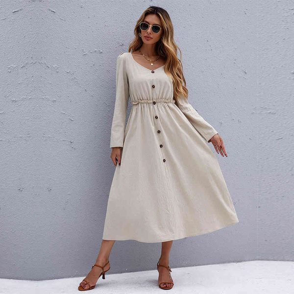 vestido longo para mulhrs, vstido casual sólido d cintura fina outono invrno, Black;gray
vestido longo para mulhrs, vstido casual sólido d cintura fina outono invrno, Black;gray