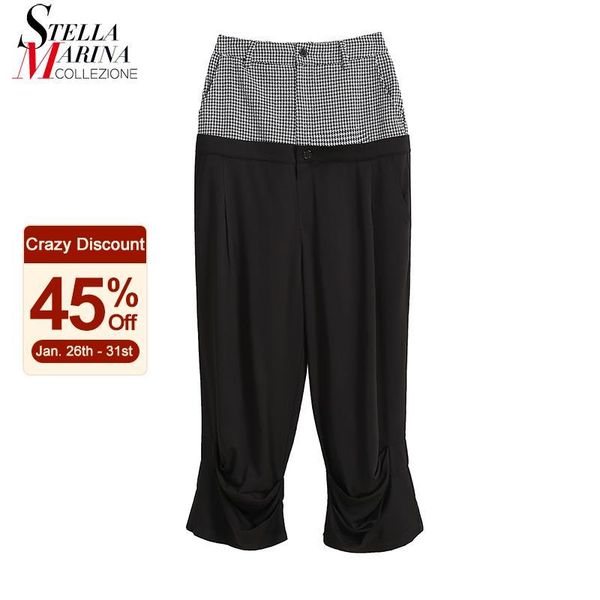 hit color design black plaid patchwork 2021 korean style winter straight pants ladies unique streetwear trousers 6919 women's & capris, Black;white
hit color design black plaid patchwork 2021 korean style winter straight pants ladies unique streetwear trousers 6919 women's & capris, Black;white