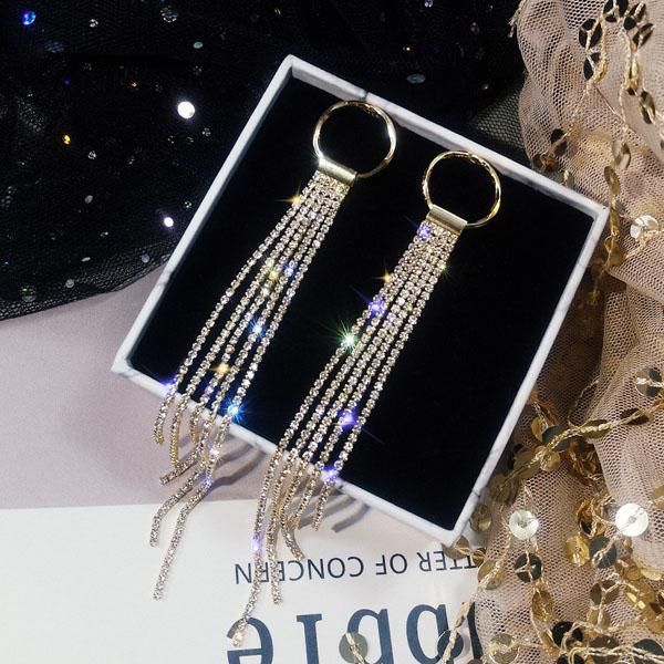 dangle & chandelier s929 fashion jewelry long tassel earrings rhinstone tassels stud, Silver
dangle & chandelier s929 fashion jewelry long tassel earrings rhinstone tassels stud, Silver