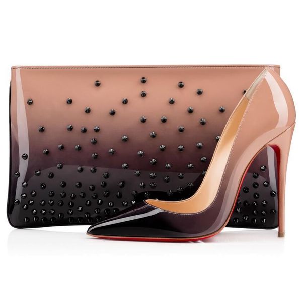 new with box stiletto heel brand red bottom woman dress shoes sandals high-heeled wedding shoes pointed toe fashion single high heels, Black
new with box stiletto heel brand red bottom woman dress shoes sandals high-heeled wedding shoes pointed toe fashion single high heels, Black