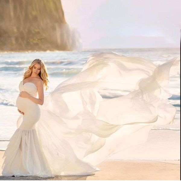 long dress woman pregnancy clothes for pregnant women lace maternity dresses pography po, White
long dress woman pregnancy clothes for pregnant women lace maternity dresses pography po, White