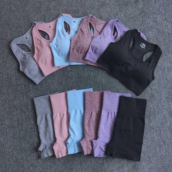 yoga outfit women seamless 2pcs set sports bra high waist fitness gym shorts running sportswear workout clothes suits
yoga outfit women seamless 2pcs set sports bra high waist fitness gym shorts running sportswear workout clothes suits