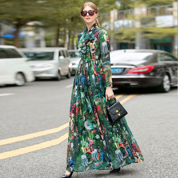 casual dresses abaroker runway women dress fashion print seaside holiday chiffon long vestidos tallas grandes autumn07, Black;gray
casual dresses abaroker runway women dress fashion print seaside holiday chiffon long vestidos tallas grandes autumn07, Black;gray