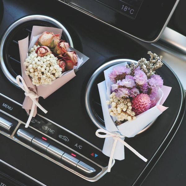 car air freshener aroma conditioning outlet decoration with creative handmade bouquet of dried flowers interior
car air freshener aroma conditioning outlet decoration with creative handmade bouquet of dried flowers interior