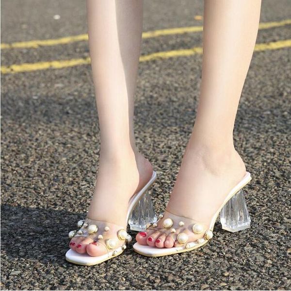 slippers plus size 44 pearl slipper woman summer heels transparent clear shoes mules tong femmes sandale transparente, Black
slippers plus size 44 pearl slipper woman summer heels transparent clear shoes mules tong femmes sandale transparente, Black