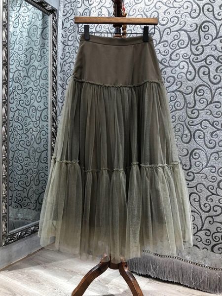 skirt skirts women's 2021 spring summer long ladies tulle mesh patchwork casual black army green skirt maxi
skirt skirts women's 2021 spring summer long ladies tulle mesh patchwork casual black army green skirt maxi