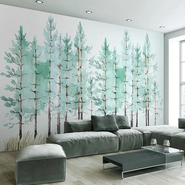 custom mural 3d self adhesive wallpaper modern fashion hand painted green tree interior living room background decor wall paper wallpapers
custom mural 3d self adhesive wallpaper modern fashion hand painted green tree interior living room background decor wall paper wallpapers