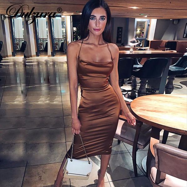 neon satin lace up women dress long midi bodycon backless elegant party club clothes summer dinner outfit, Black;gray
neon satin lace up women dress long midi bodycon backless elegant party club clothes summer dinner outfit, Black;gray
