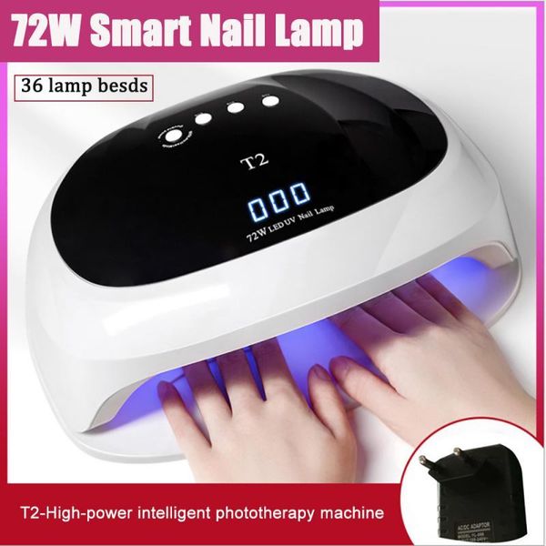 nail dryers uv led smart sensor potherapy lamp 72w manicure dryer drying gel polish art equipment apparatus
nail dryers uv led smart sensor potherapy lamp 72w manicure dryer drying gel polish art equipment apparatus