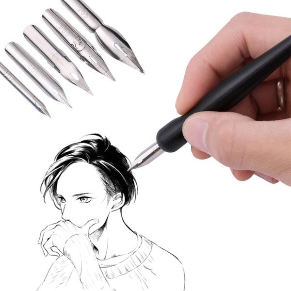 fountain pens cartoon nib holder eraser painting material escolar stationery set manga pen dip calligraphy drawing tool 5 nib+2holder+1
fountain pens cartoon nib holder eraser painting material escolar stationery set manga pen dip calligraphy drawing tool 5 nib+2holder+1