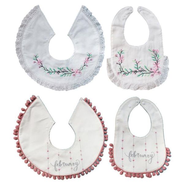 bibs & burp cloths 2 pcs baby cotton embroidery set princess lace anti-dirty waterproof saliva towel infant feeding care supply
bibs & burp cloths 2 pcs baby cotton embroidery set princess lace anti-dirty waterproof saliva towel infant feeding care supply