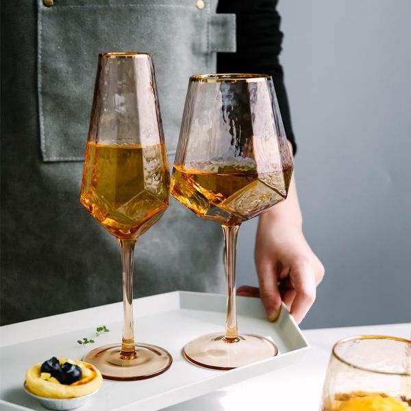 wine glasses home glass cocktail champagne cup nordic style gold rim crystal goblet large capacity diamond shape red
wine glasses home glass cocktail champagne cup nordic style gold rim crystal goblet large capacity diamond shape red