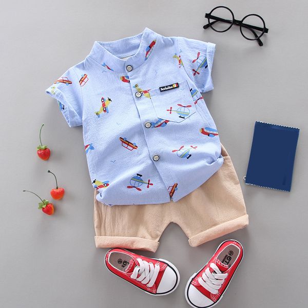 summer new boy sets kids casual short-sleeved shirt boy clothing cartoon + pants 2 pieces baby clothes, White
summer new boy sets kids casual short-sleeved shirt boy clothing cartoon + pants 2 pieces baby clothes, White