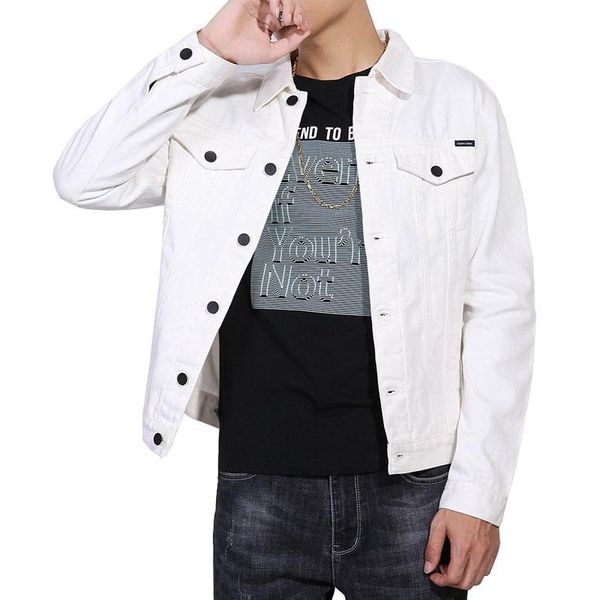men's jackets mcikkny men cargo casual denim slim solid color outwear coats for male size m-3xl, Black;brown
men's jackets mcikkny men cargo casual denim slim solid color outwear coats for male size m-3xl, Black;brown