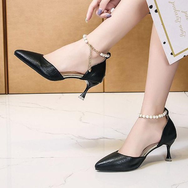 dress shoes 2021 string bead ankle strap sandals high heels pearl woman pumps office womens shoe for women, Black
dress shoes 2021 string bead ankle strap sandals high heels pearl woman pumps office womens shoe for women, Black