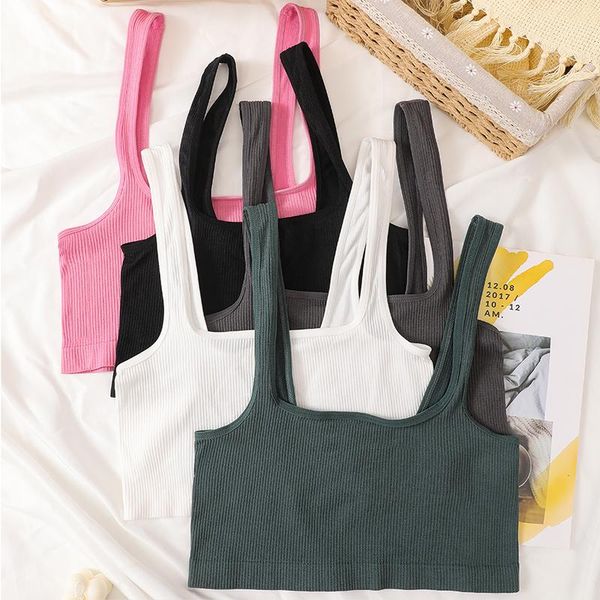 camisoles & tanks summer women crop seamless underwear casual tank knitted sleeveless fitness lingerie camis streetwear camiso, Black;white
camisoles & tanks summer women crop seamless underwear casual tank knitted sleeveless fitness lingerie camis streetwear camiso, Black;white
