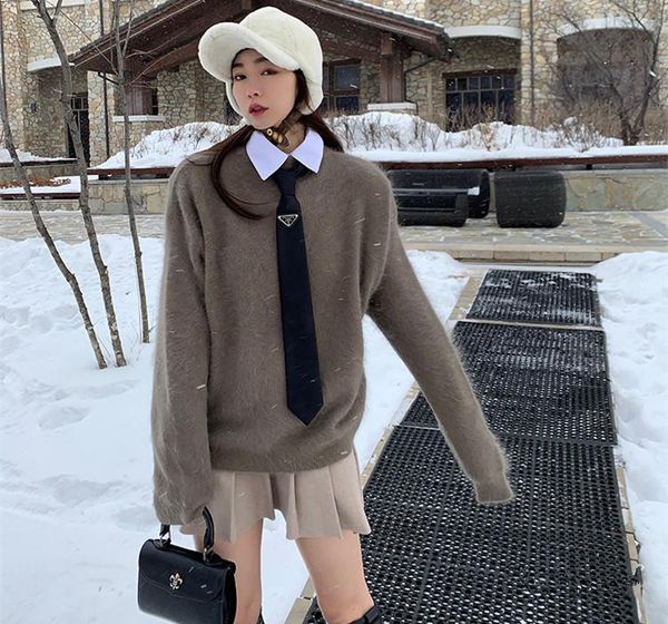 mink cashmere sweater women girl 2021 autumn winter pullover loose fluffy jn913 women's sweaters, White;black
mink cashmere sweater women girl 2021 autumn winter pullover loose fluffy jn913 women's sweaters, White;black