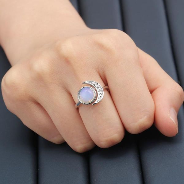 wedding rings fashion opal sun micro-inlaid zircon moon size opening adjust ring lady engagement dazzling finger jewelry, Slivery;golden
wedding rings fashion opal sun micro-inlaid zircon moon size opening adjust ring lady engagement dazzling finger jewelry, Slivery;golden