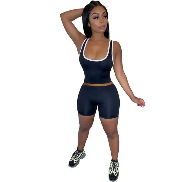 women's tracksuits women in 2021 crop faldas shorts sets fashion solid color vest suit summer, Gray
women's tracksuits women in 2021 crop faldas shorts sets fashion solid color vest suit summer, Gray