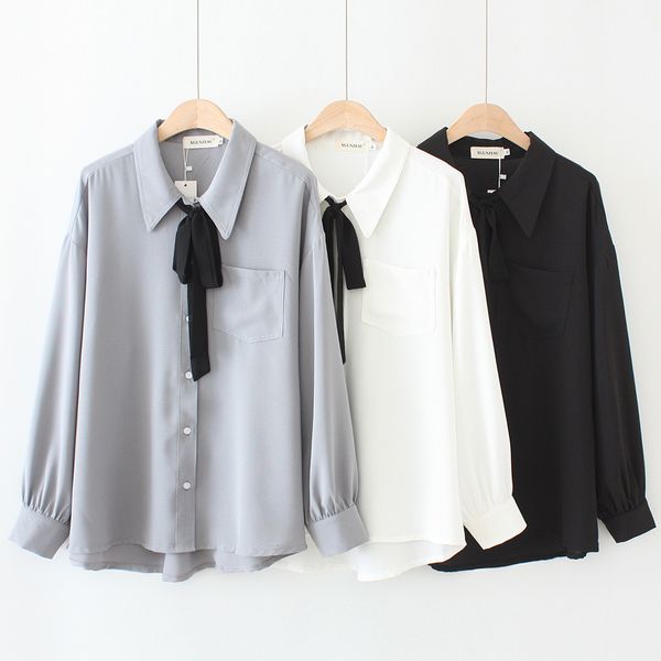 jacket blouse women's spring plus sizekorean style women bow ribbon shirt was thin womens and blouses 4s6c, Black;white
jacket blouse women's spring plus sizekorean style women bow ribbon shirt was thin womens and blouses 4s6c, Black;white