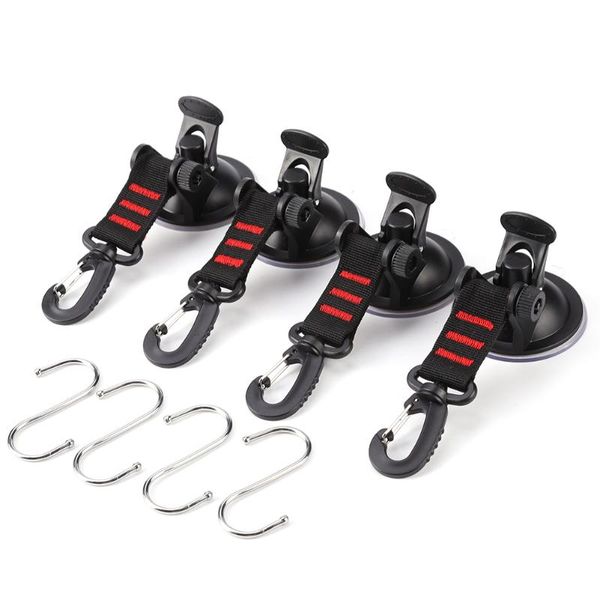 hooks & rails 4pcs tie down outdoor suction cup anchor with s shaped securing hook travel camping tarp luggage car side awning tools
hooks & rails 4pcs tie down outdoor suction cup anchor with s shaped securing hook travel camping tarp luggage car side awning tools