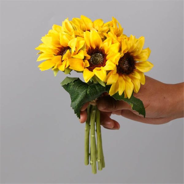decorative flowers & wreaths 6 pcs/bundle artificial sunflower simulation flower floral decor home office fake
decorative flowers & wreaths 6 pcs/bundle artificial sunflower simulation flower floral decor home office fake