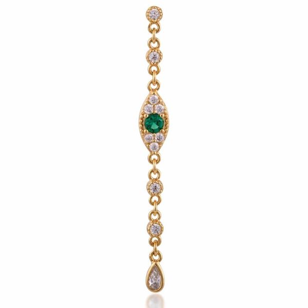 dangle & chandelier gold color evil eye earring lucky symbol jewelry for women 2021 fashion round cz linked long chain tassel earrings, Silver
dangle & chandelier gold color evil eye earring lucky symbol jewelry for women 2021 fashion round cz linked long chain tassel earrings, Silver