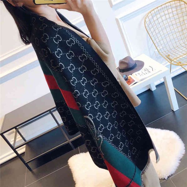 70% off design scarf winter new cashmere letter korean double face stripe scarf women's thickened warm shawl, Blue;gray
70% off design scarf winter new cashmere letter korean double face stripe scarf women's thickened warm shawl, Blue;gray