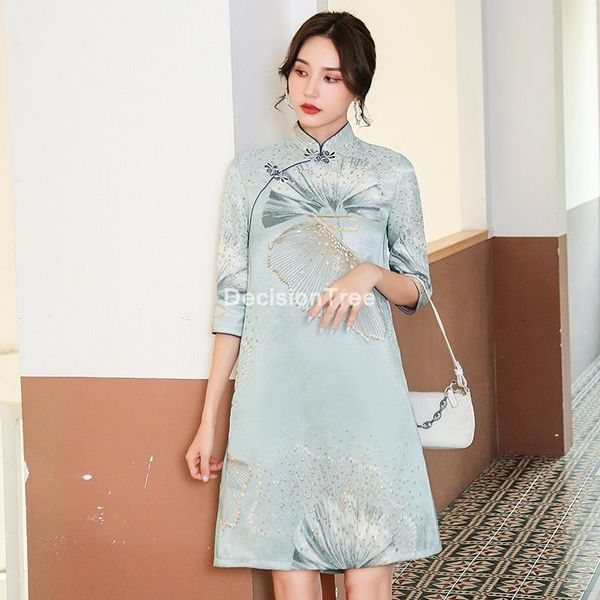 chinese traditional cheongsam women qipao dress long robes satin female party elegant vintage floral print ethnic clothing, Red
chinese traditional cheongsam women qipao dress long robes satin female party elegant vintage floral print ethnic clothing, Red