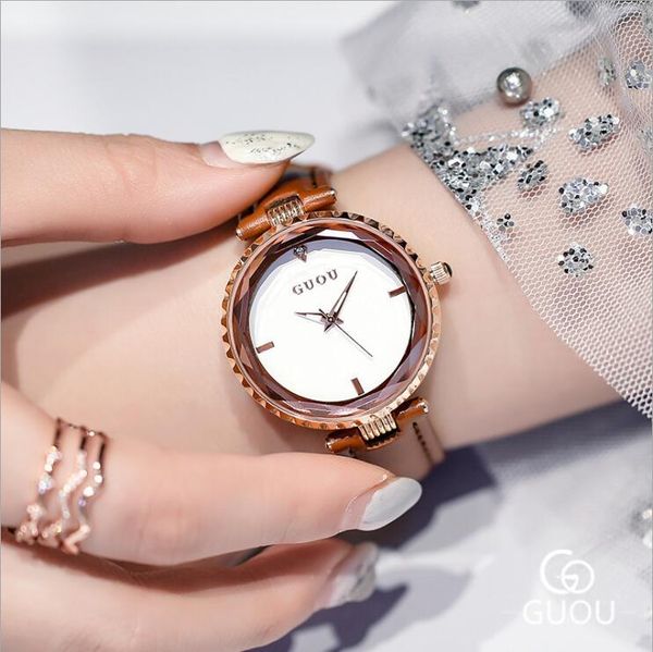 wristwatches relogio feminino women watch simple dial casual fashion luxury leather strap quartz watches clock drop, Slivery;brown
wristwatches relogio feminino women watch simple dial casual fashion luxury leather strap quartz watches clock drop, Slivery;brown