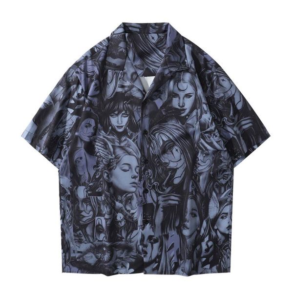 men's casual shirts hawaiian beach japanese cartoon anime girl shirt streetwear tropical men hip hop button down short sleeve, White;black
men's casual shirts hawaiian beach japanese cartoon anime girl shirt streetwear tropical men hip hop button down short sleeve, White;black
