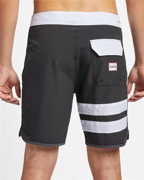 men's shorts hurely four-way stretch quick-drying sports and leisure beach trendy, White;black
men's shorts hurely four-way stretch quick-drying sports and leisure beach trendy, White;black
