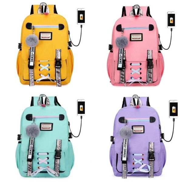 student girls big school bags bookbags large usb printing fashion ribbon bow teenage boys schoolbag backpack 5 color
student girls big school bags bookbags large usb printing fashion ribbon bow teenage boys schoolbag backpack 5 color