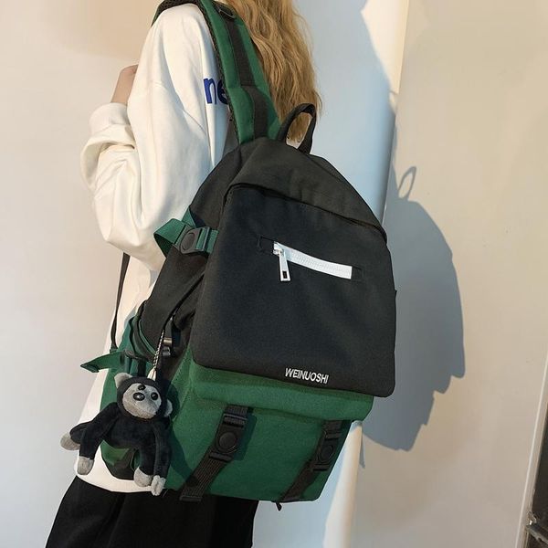 backpack real po schoolbag female korean harajuku high school students junior large capacity 2021
backpack real po schoolbag female korean harajuku high school students junior large capacity 2021