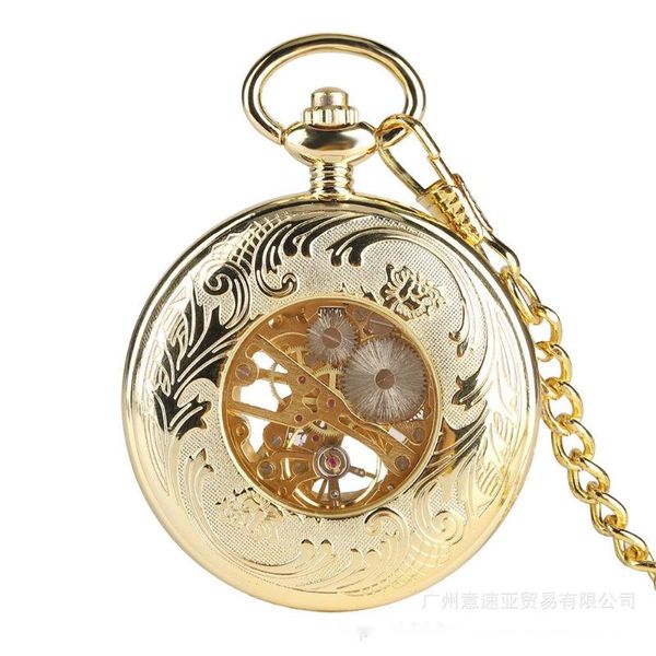pocket watches magnifying glass golden roman dial flip mechanical watch men's and women's fashion, Slivery;golden
pocket watches magnifying glass golden roman dial flip mechanical watch men's and women's fashion, Slivery;golden