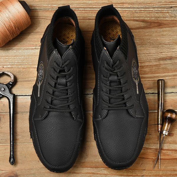 mens leather boots warm fur snow boots men winter shoes split leather comfortable ankle men warm boots big size 48, Black
mens leather boots warm fur snow boots men winter shoes split leather comfortable ankle men warm boots big size 48, Black
