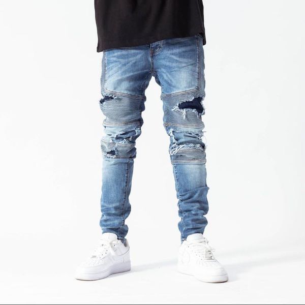 men's jeans uk0366 fashion 2021 runway luxury european design party style clothing, Blue
men's jeans uk0366 fashion 2021 runway luxury european design party style clothing, Blue