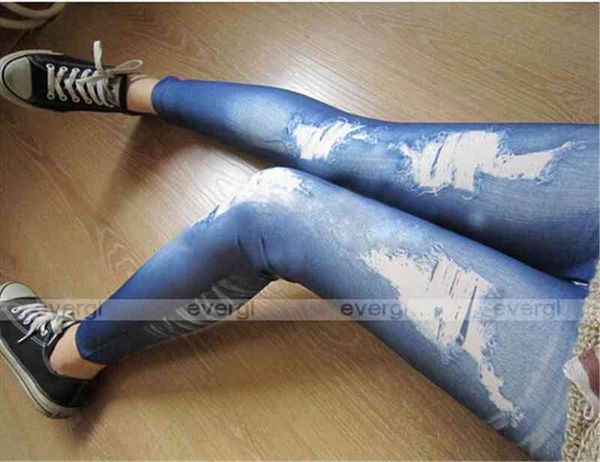 women leggings girls fashion stylish gray faux denim like women stretchy skinny leggings pants, Black 
women leggings girls fashion stylish gray faux denim like women stretchy skinny leggings pants, Black