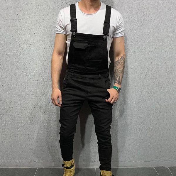 men's pants 2021 summer autumn jumpsuit overall solid pocket adjustable strap slim casual, Black
men's pants 2021 summer autumn jumpsuit overall solid pocket adjustable strap slim casual, Black