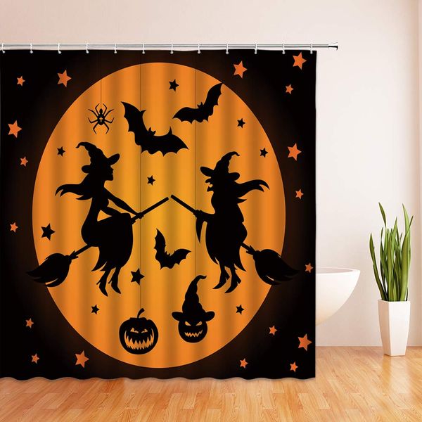 halloween shower curtain happy halloween horror witch moon pumpkin head bats spider web broom stars funny art for kids fabric
halloween shower curtain happy halloween horror witch moon pumpkin head bats spider web broom stars funny art for kids fabric