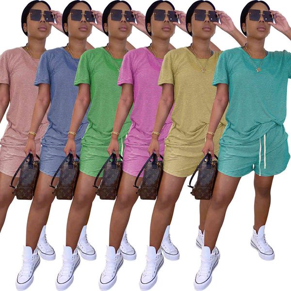 women's tracksuits women fashion casual round neck short sleeve striped print and shorts two piece set 2021 new sport outfits, Gray
women's tracksuits women fashion casual round neck short sleeve striped print and shorts two piece set 2021 new sport outfits, Gray