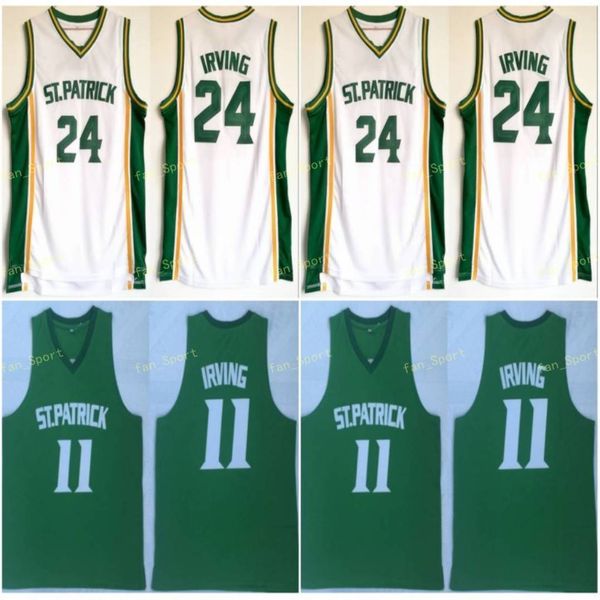 st patrick kyrie irving jersey 11 high school college green white kyrie irving basketball jersey 24 uniform team breathable university, Black
st patrick kyrie irving jersey 11 high school college green white kyrie irving basketball jersey 24 uniform team breathable university, Black