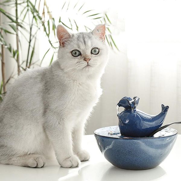 pet cat dog water fountain bowl drinking flower dispenser ceramic electric gato bowls & feeders
pet cat dog water fountain bowl drinking flower dispenser ceramic electric gato bowls & feeders