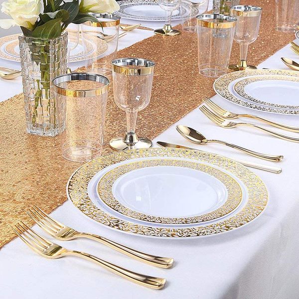 disposable dinnerware 25pcs golden rose plastic tableware birthday set and plate salad fork spoon party decoration
disposable dinnerware 25pcs golden rose plastic tableware birthday set and plate salad fork spoon party decoration